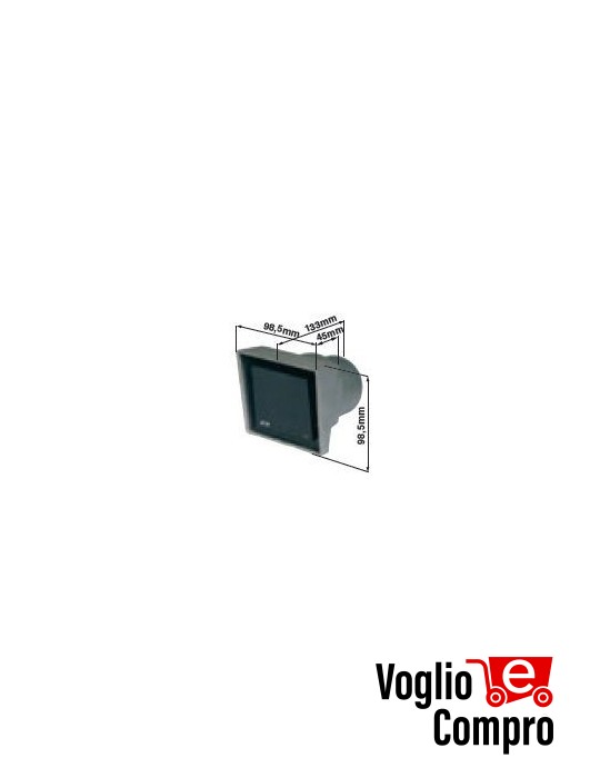 FOTOCELLULE DA INCASSO RIB COPPIA F97I  PORTATA 80 MT IN ALLUMINIO