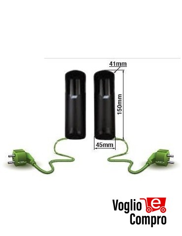 FOTOCELLULE RIB COPPIA NOVA PORTATA SEGNALE 15 40MT SINCRONIZZATO FINO A 4 COPPIE