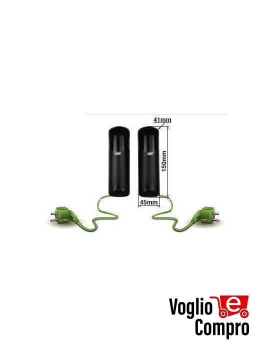 FOTOCELLULE RIB COPPIA NOVA PORTATA SEGNALE 15 40MT SINCRONIZZATO FINO A 4 COPPIE