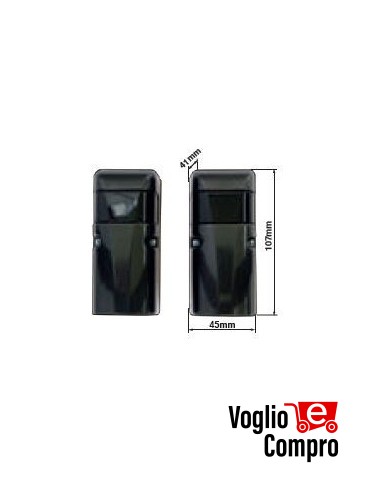 FOTOCELLULE DA PARETE ANTISCASSO RIB COPPIA FIT METAL PORTATA 15 MT