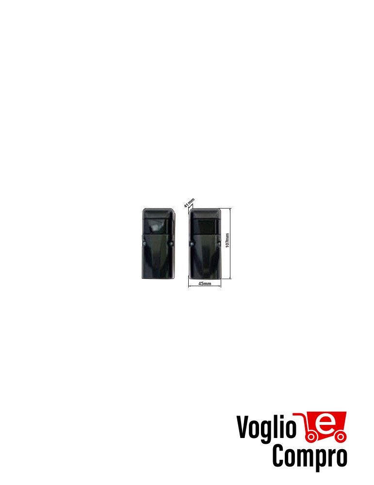 FOTOCELLULE DA PARETE ANTISCASSO RIB COPPIA FIT METAL PORTATA 15 MT