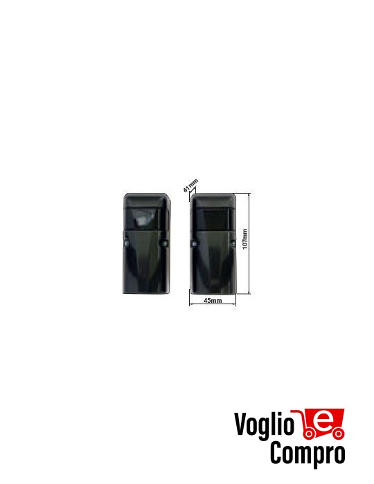 FOTOCELLULE DA PARETE ANTISCASSO RIB COPPIA FIT METAL PORTATA 15 MT