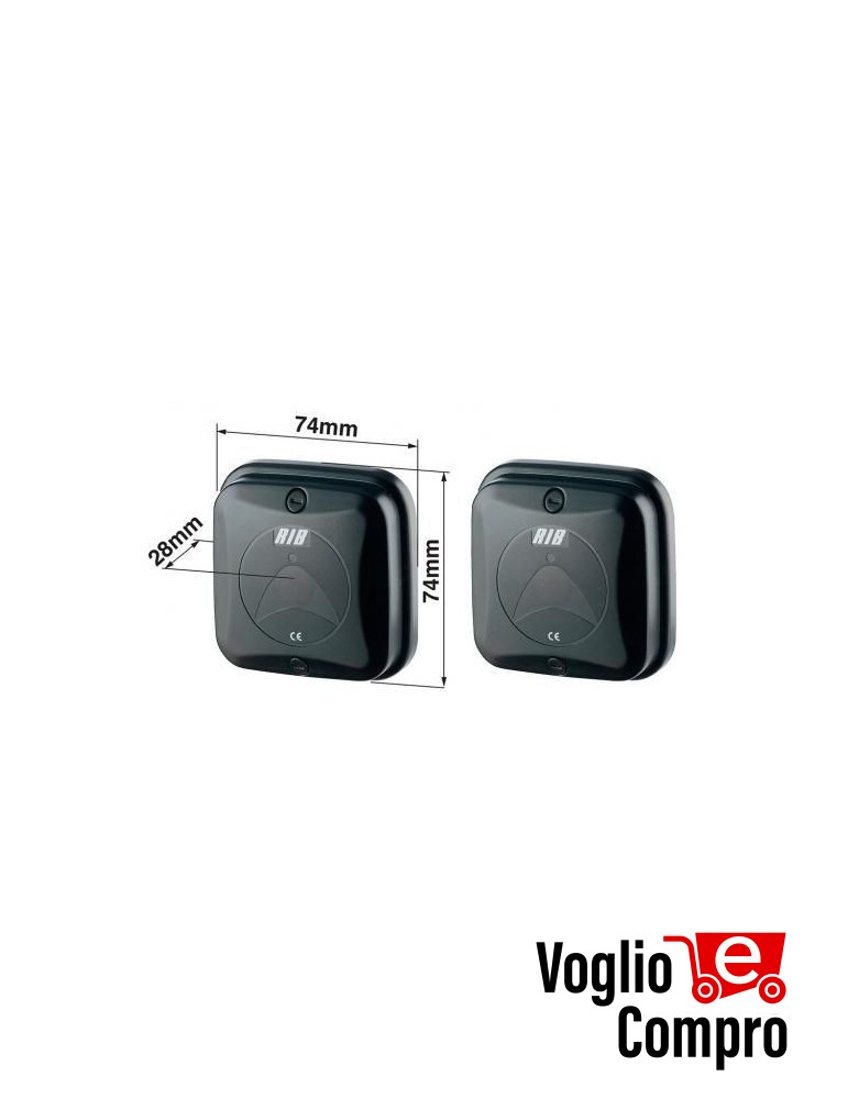 FOTOCELLULE DA INCASSO E PARETE RIB COPPIA FIT SYNCRO PORTATA 10-20 MT