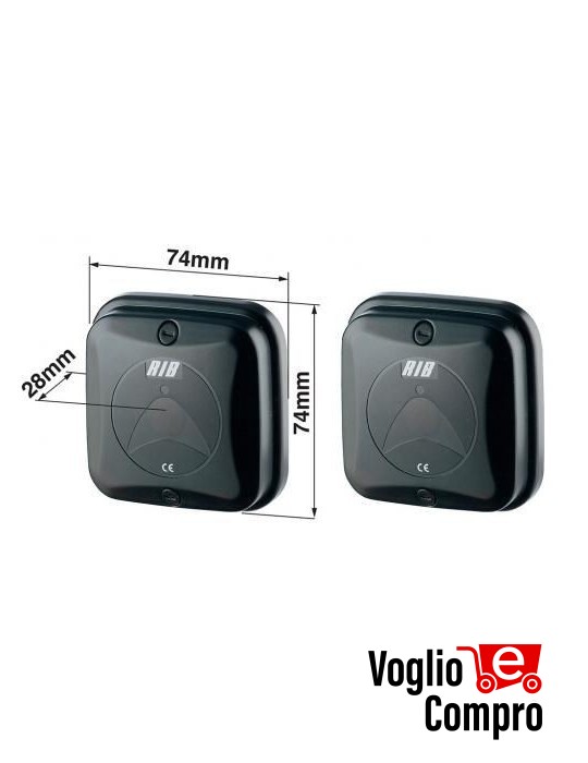 FOTOCELLULE DA INCASSO E PARETE RIB COPPIA FIT SYNCRO PORTATA 10-20 MT