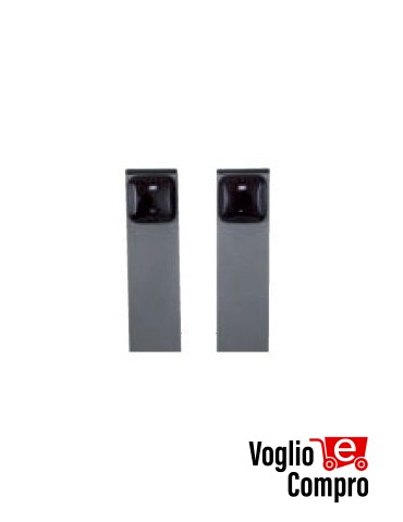 COLONNINE RIB COPPIA PER FOCELLULE FIT SYNCRO H 50 CM PER CANCELLI A BATTENTE E SCORREVOLI