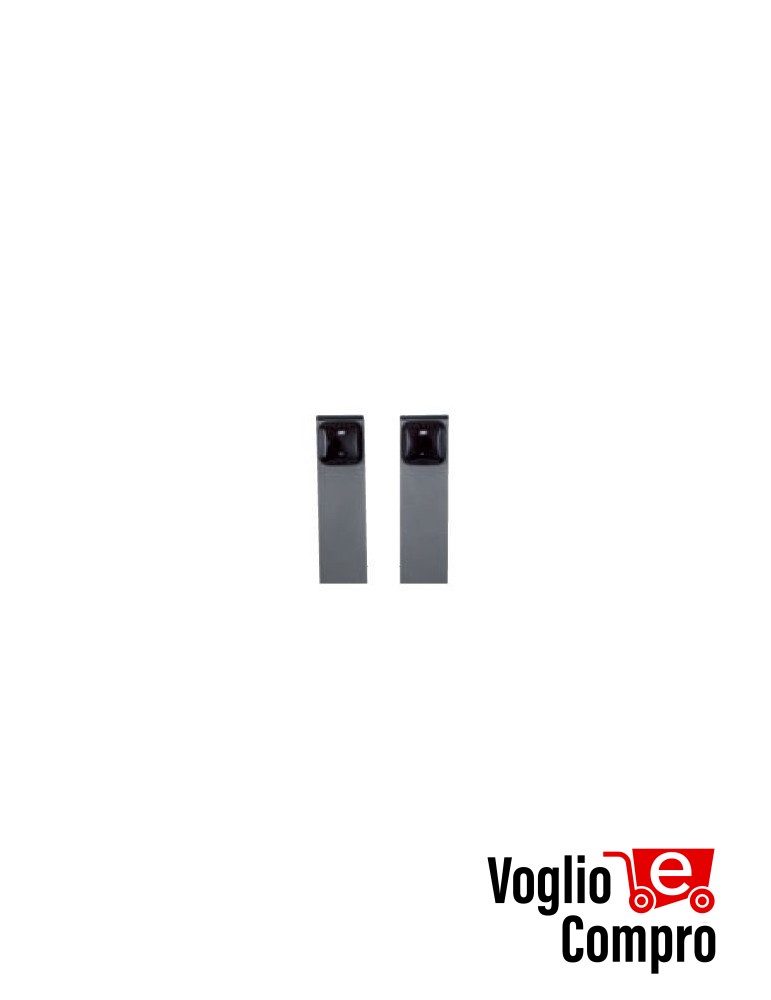 COLONNINE RIB COPPIA PER FOCELLULE FIT SYNCRO H 50 CM PER CANCELLI A BATTENTE E SCORREVOLI