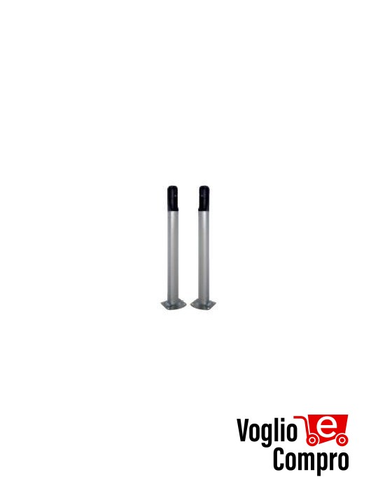 COLONNINE RIB COPPIA PER FOCELLULE FIT SLIM H 50 CM PER CANCELLI A BATTENTE E SCORREVOLI