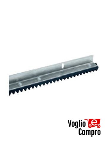 SET 10 Mt CREMAGLIERA M4 IN NYLON RIB ACS9001 ACCESSORIO PER CANCELLO SCORREVOLE