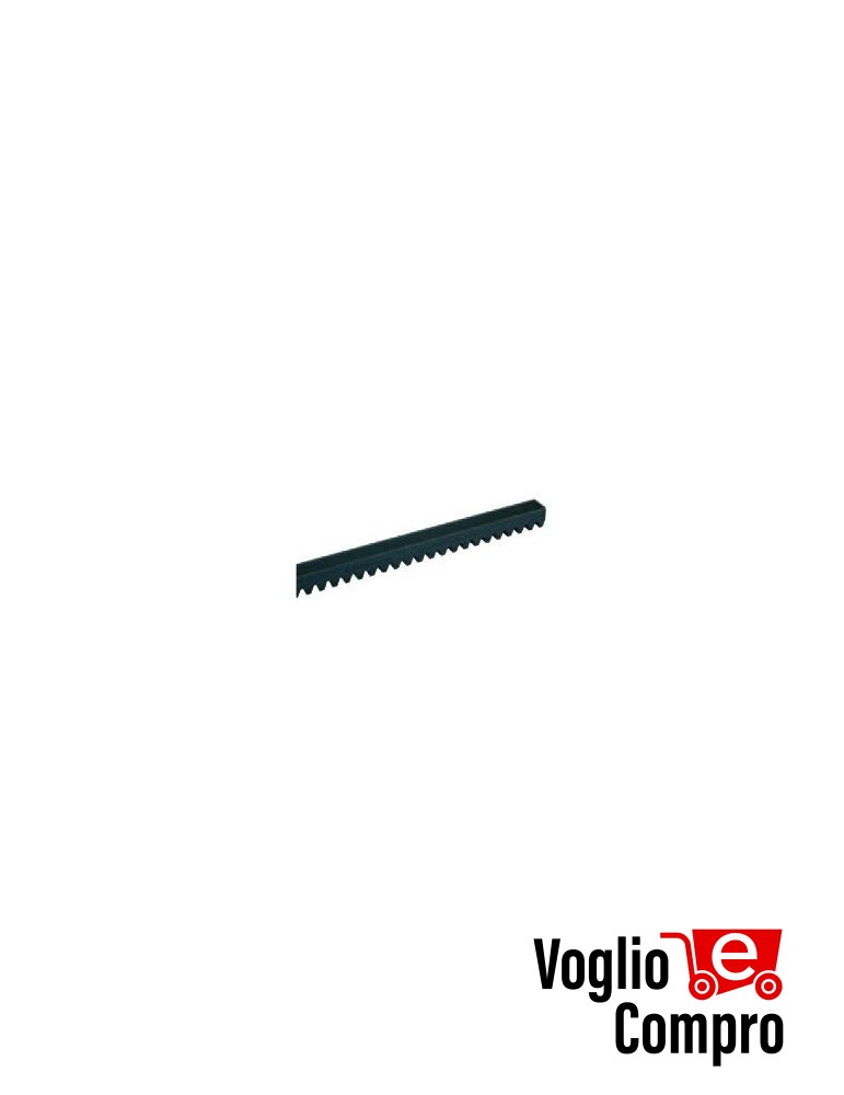 BARRA CREMAGLIERA M4 RIB METALLO PER K500 FAST BARRA DA 2 MT 22X22mm PORTATA 2200 KG