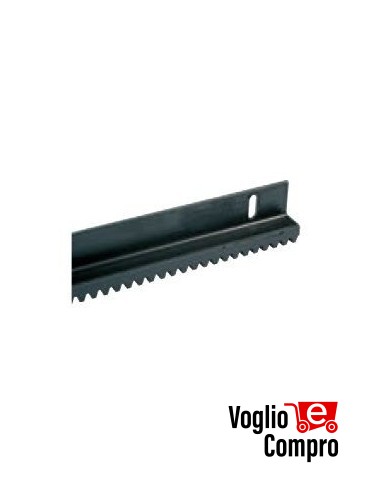 BARRA CREMAGLIERA M4 RIB UGUALE ACS9040 + BARRA DA 2 MT RIVESTITA CON CATAFORESI