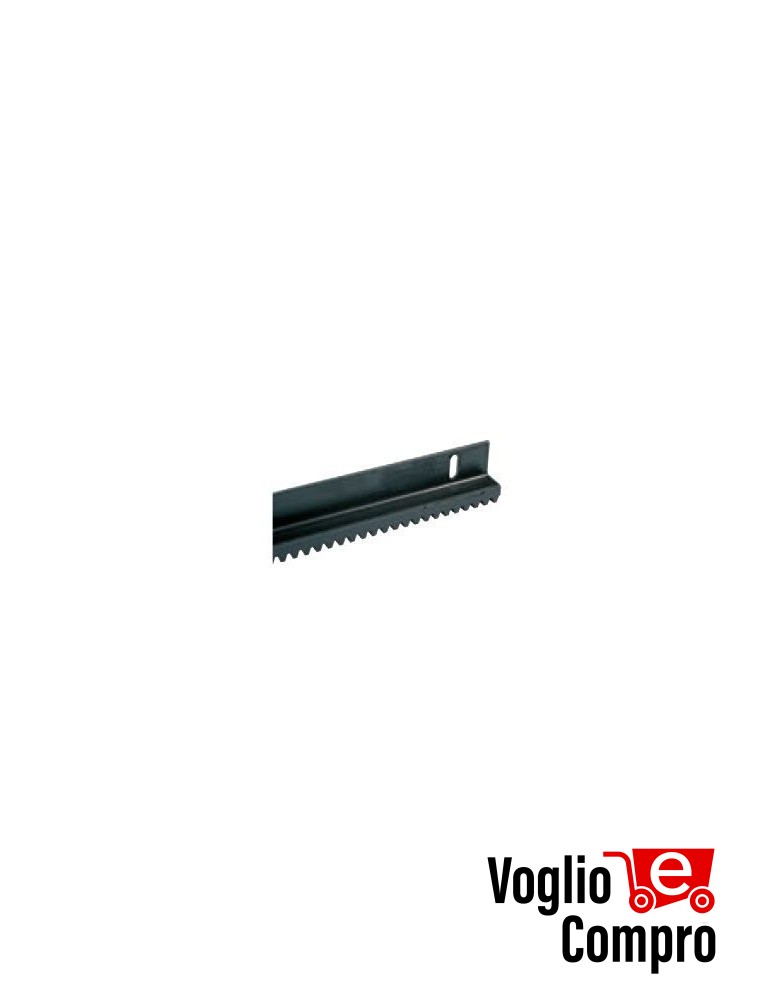 BARRA CREMAGLIERA M4 RIB UGUALE ACS9040 + BARRA DA 2 MT RIVESTITA CON CATAFORESI