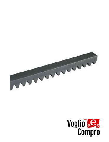 BARRA CREMAGLIERA M6 RIB IN FERRO DA 2 MT SEZIONE 30X30mm MOTORE SUPER