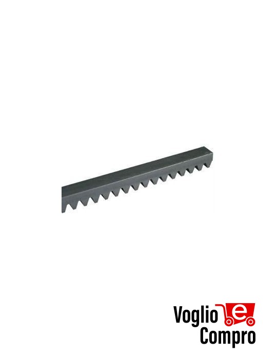 BARRA CREMAGLIERA M6 RIB IN FERRO DA 2 MT SEZIONE 30X30mm MOTORE SUPER