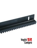 BARRA CREMAGLIERA M6 RIB IN FERRO CON ANGOLARE DA 2 MT SEZIONE 30X30mm MOTORE SUPER