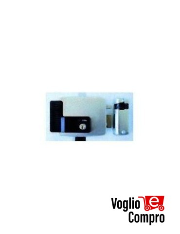 SERRATURA ORRIZZONTALE SX 12V RIB PER CANCELLO A BATTENTE