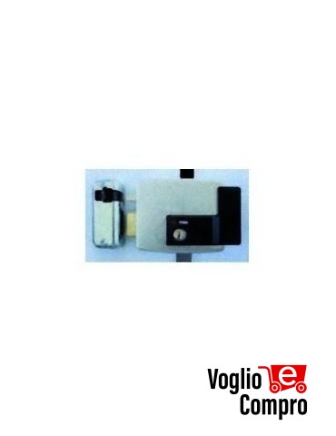 SERRATURA ORRIZZONTALE DX 12V RIB PER CANCELLO A BATTENTE