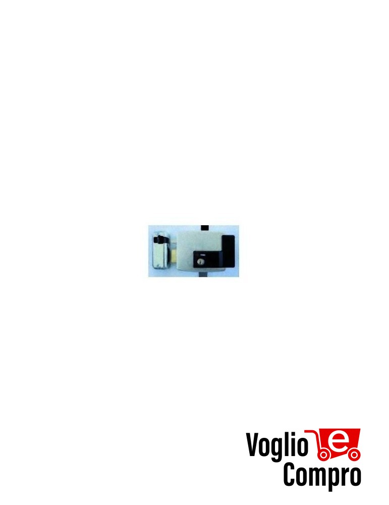 SERRATURA ORRIZZONTALE DX 12V RIB PER CANCELLO A BATTENTE