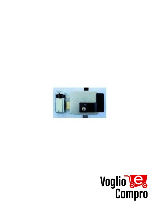 SERRATURA ORRIZZONTALE DX 12V RIB PER CANCELLO A BATTENTE