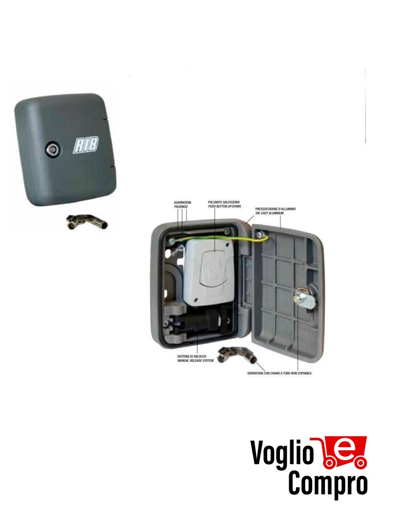 CASSAFORTE RIB DA PARETE FLAT CHIAVE TUBOLARE PER OPERATORI PREMIER JOLLY BIG