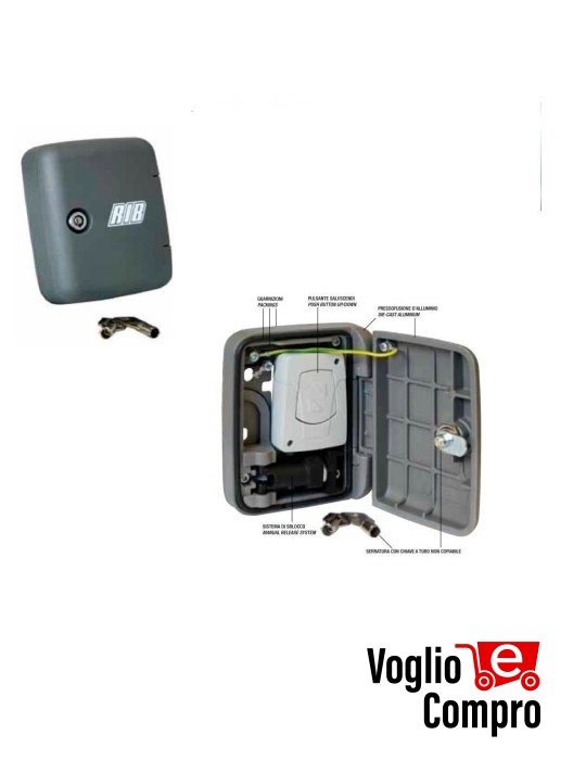 CASSAFORTE RIB DA PARETE FLAT CHIAVE TUBOLARE PER OPERATORI PREMIER JOLLY BIG