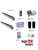 KIT AUTOMAZIONE V2 AXIL 230V COMPLETO PER CANCELLO A 2 ANTE FINO A 2,8 MT