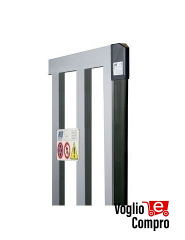 COSTA MECCANICA RIB TOUCH LUNGHEZZA 2 MT PER CANCELLO SCORREVOLE E BATTENTE