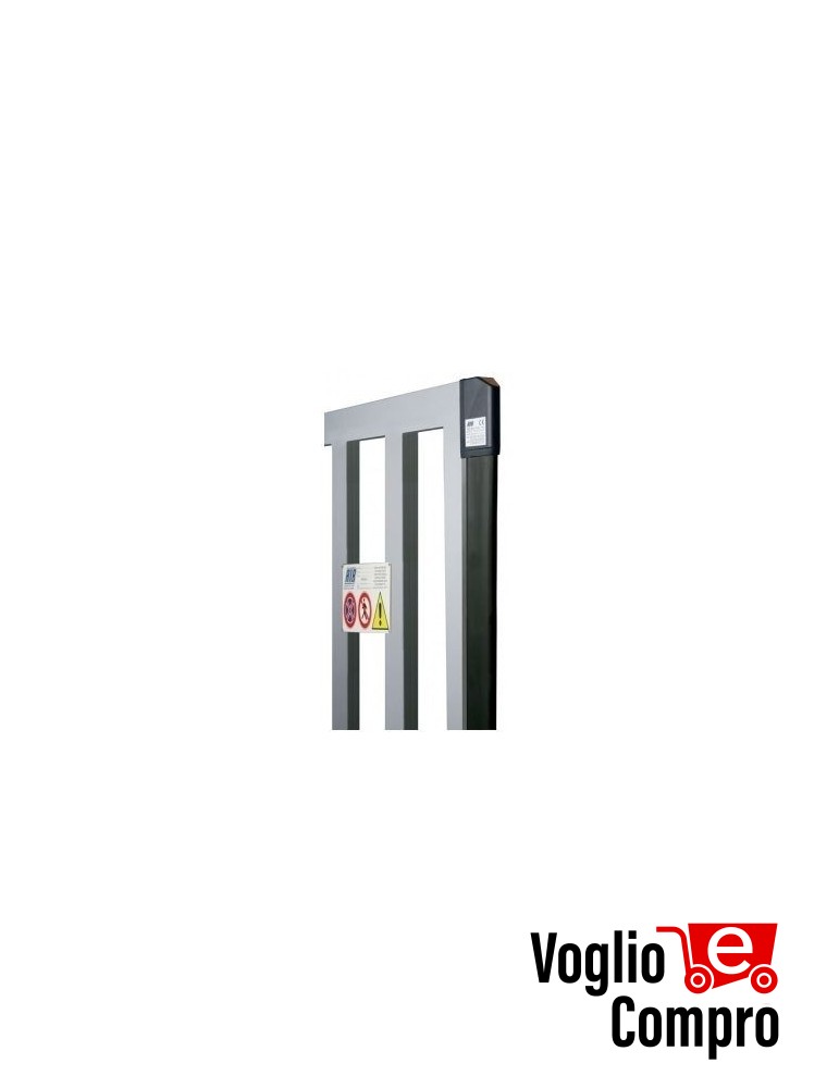 COSTA MECCANICA RIB TOUCH LUNGHEZZA 2 MT PER CANCELLO SCORREVOLE E BATTENTE