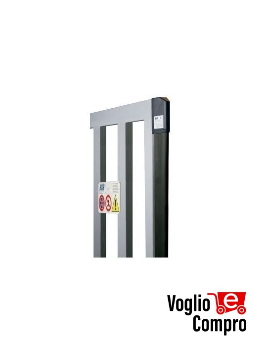 COSTA MECCANICA RIB TOUCH LUNGHEZZA 2 MT PER CANCELLO SCORREVOLE E BATTENTE