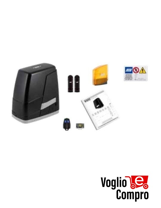 KIT RIB AUTOMAZIONE K400 MOTORE PER CANCELLO SCORREVOLE FINO 400 KG