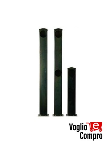 COLONNINE RIB PER FOTOCELLULE F97P,F97I ALTEZZA 50 CM PER CANCELLI A BATTENTE E SCORREVOLI