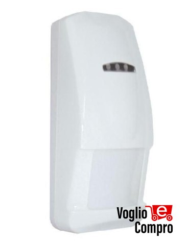 SENSORE VOLUMETRICO DOPPIA TECNOLOGIA DE TECH SNIPER-W PER ANTIFURTO ALTA PROTEZIONE