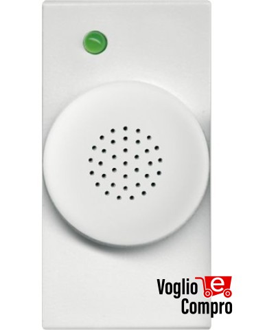 SENSORE FRUTTO DA INCASSO BIANCO GAS NARCOTICO PER AVE DOMUS 100 S44