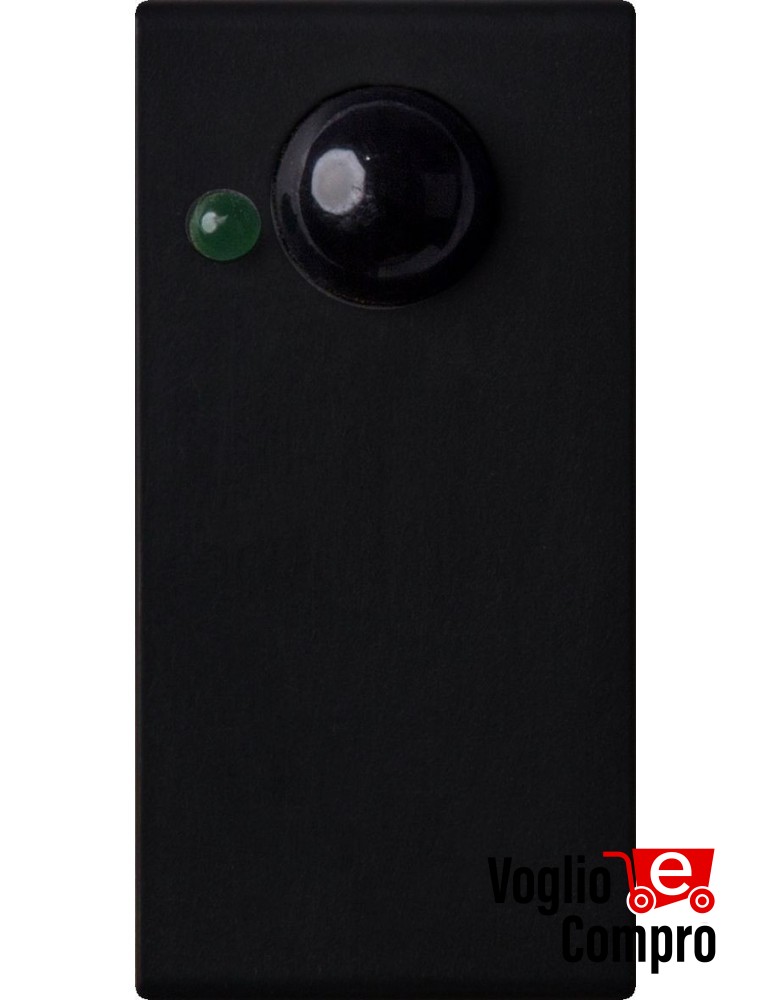 SENSORE FRUTTO DA INCASSO NERO DOPPIA TECNOLOGIA PER ABB ELOS