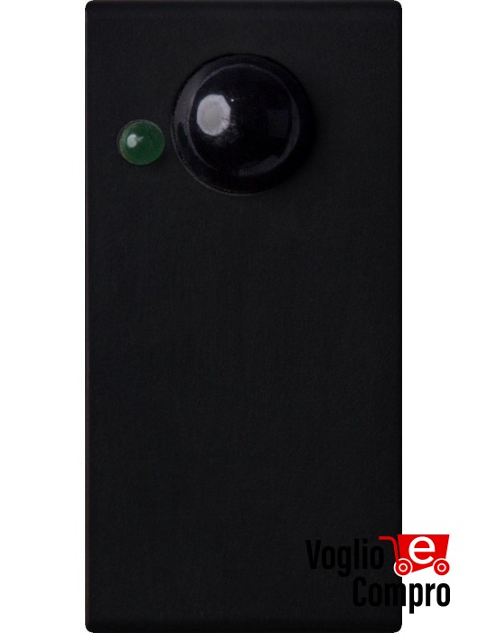 SENSORE FRUTTO DA INCASSO NERO DOPPIA TECNOLOGIA PER ABB MILOS