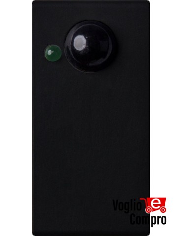 SENSORE FRUTTO DA INCASSO NERO DOPPIA TECNOLOGIA PER BTICINO AXOLUTE