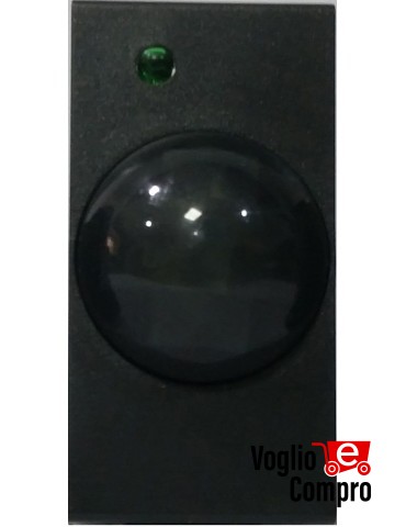 SENSORE FRUTTO DA INCASSO INFRAROSSO PER BTICINO LIVING NERO