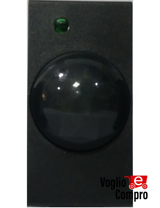 SENSORE FRUTTO DA INCASSO INFRAROSSO PER BTICINO LIVING NERO