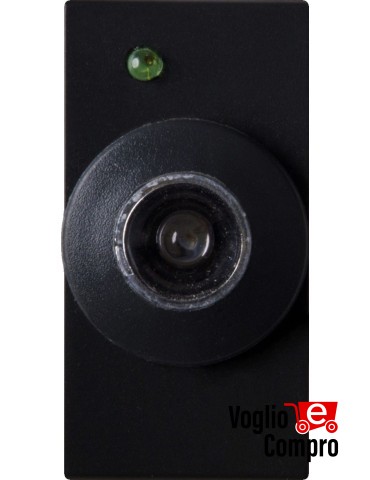 LAMPADA D'EMMERGENZA A LED FRUTTO DA INCASSO PER AVE DOMUS 100 S44 NERO