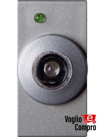 LAMPADA D'EMMERGENZA A LED FRUTTO DA INCASSO PER AVE DOMUS 100 S44 SILVER