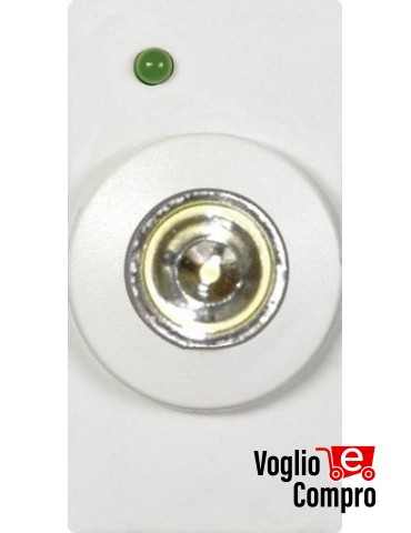 LAMPADA D'EMMERGENZA A LED FRUTTO DA INCASSO PER BTICINO AXOLUTE BIANCO
