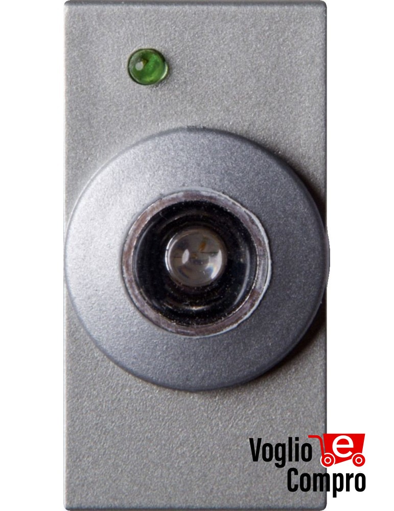 LAMPADA D'EMMERGENZA A LED FRUTTO DA INCASSO PER BTICINO AXOLUTE SILVER