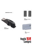 KIT AUTOMAZIONE MOTORE V2 VEGA C PER PORTE BASCULANTI FINO A 9 MQ