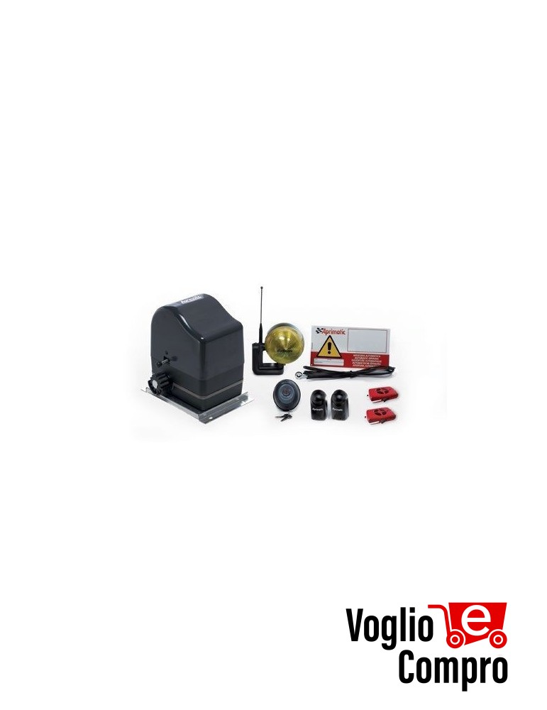 KIT APRIMATIC PRO ONDA 623 MOTORE 230V CANCELLO SCORREVOLE FINO A 600 KG