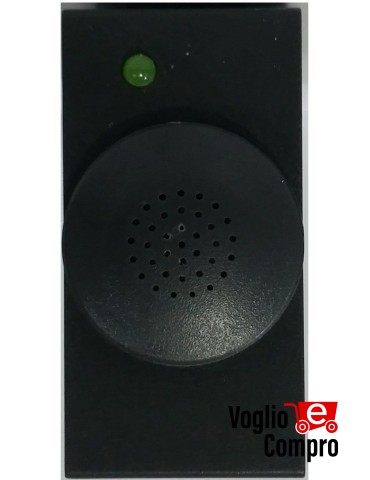 SENSORE FRUTTO DA INCASSO NERO GAS NARCOTICO PER VIMAR EIKON