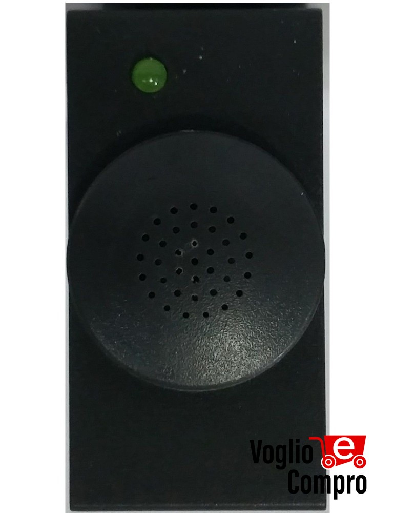 SENSORE FRUTTO DA INCASSO NERO GAS NARCOTICO PER VIMAR EIKON