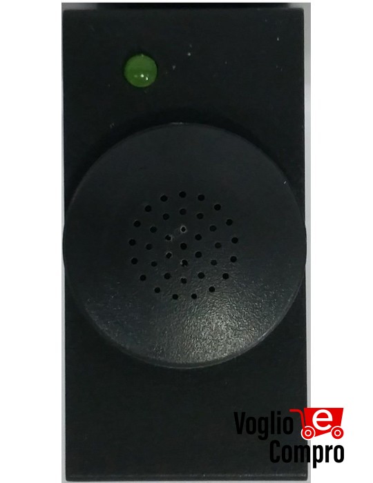 SENSORE FRUTTO DA INCASSO NERO GAS NARCOTICO PER VIMAR EIKON