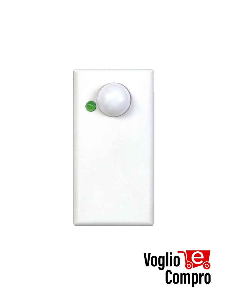 SENSORE FRUTTO DA INCASSO BIANCO DOPPIA TECNOLOGIA PER GEWISS SYSTEM