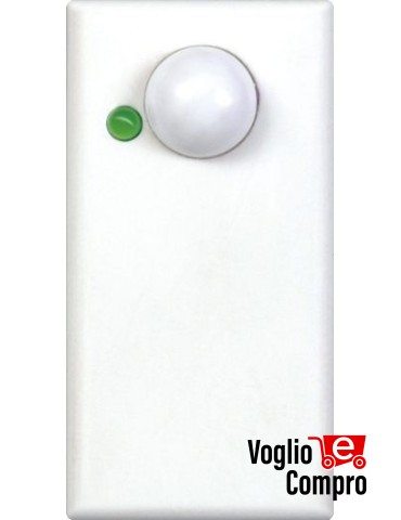 SENSORE FRUTTO DA INCASSO BIANCO DOPPIA TECNOLOGIA PER VIMAR IDEA