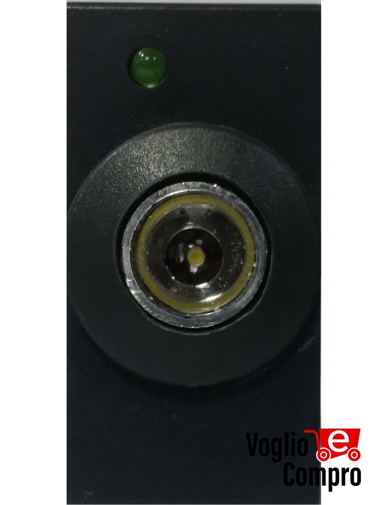 LAMPADA D'EMMERGENZA A LED FRUTTO DA INCASSO PER GEWISS SYSTEM NERO