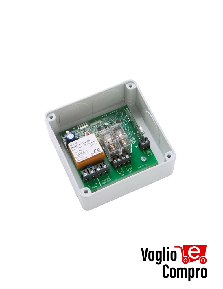 RICEVITORE ESTERNO V2 ABLE 11Y105 RX WALL2 433,92Mhz ex 11D012